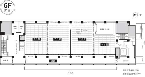 6F貸展示室図面