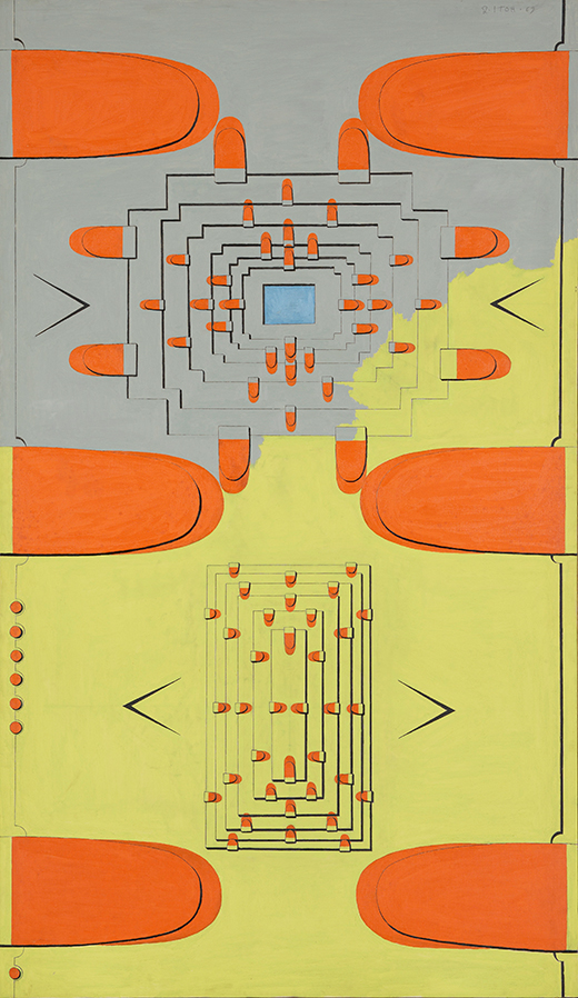 藤久三郎　「０と１」 1969年 京都府（京都文化博物館管理）