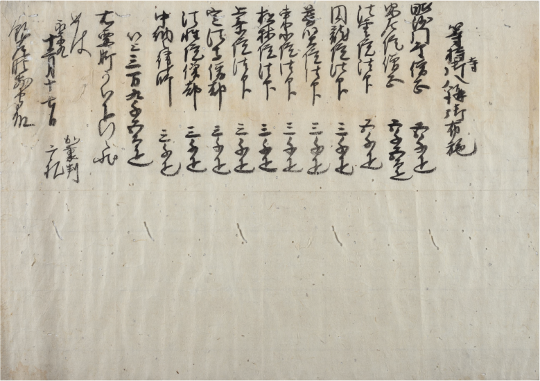 等持寺御八講御布施注文案