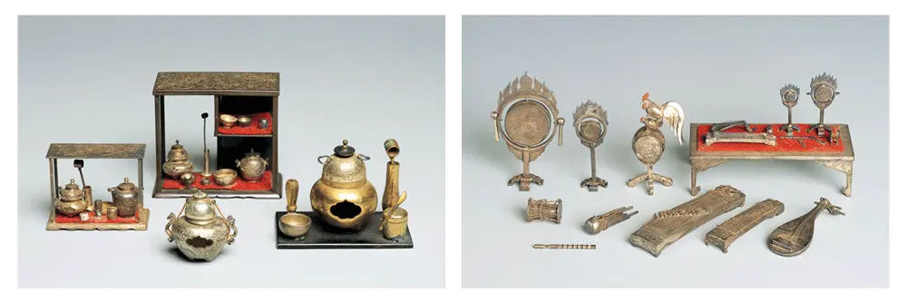 銀細工　雛道具　江戸時代　18−19世紀（通期展示）